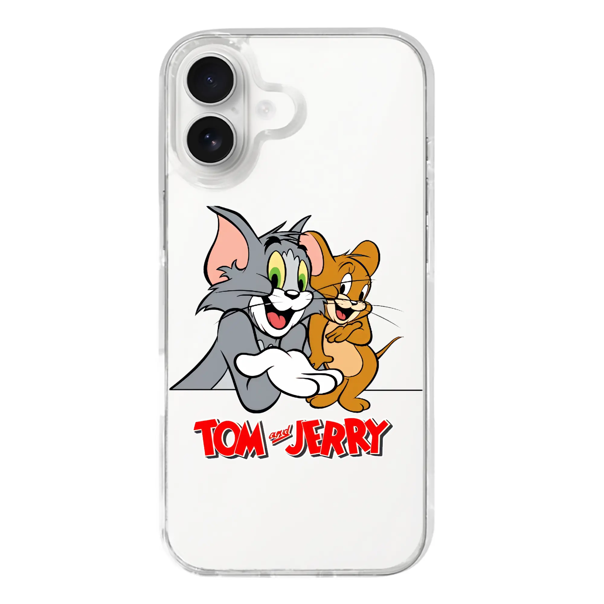 トムとジェリー グッズ トム - iPhone 17シリーズ 透明スマホケース – 薄型・耐衝撃・精密フィット保護カバー